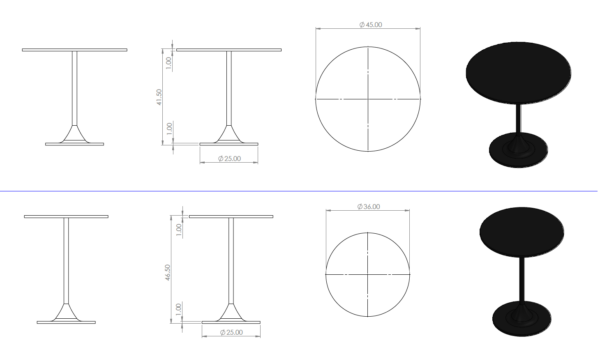 Juego de mesas Palermo